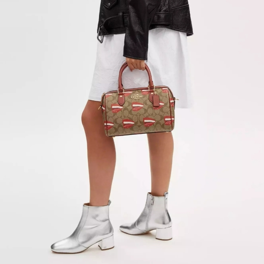 FINAL MARKDOWN❣️NEW Coach X Tom Wesselmann Rowan Med. Satchel/Crossbody Bag - Picture 10 of 12